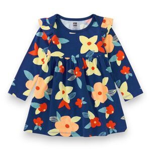 Tea Collection Mighty Mini Baby Dress Turkish Coastal Floral 18-24 Months NWT